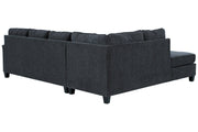 Abinger Smoke 2 - Piece LAF Chaise Sleeper Sectional - Gate FurnitureSleeper Sectional