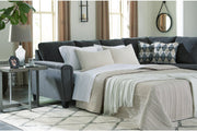 Abinger Smoke 2 - Piece RAF Chaise Sleeper Sectional - Gate FurnitureSleeper Sectional