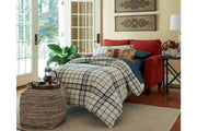 Absalom Denim Pouf - Gate FurniturePouf