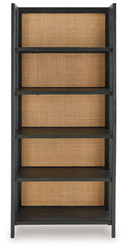 Abyard Black/Natural Bookcase - A4000574