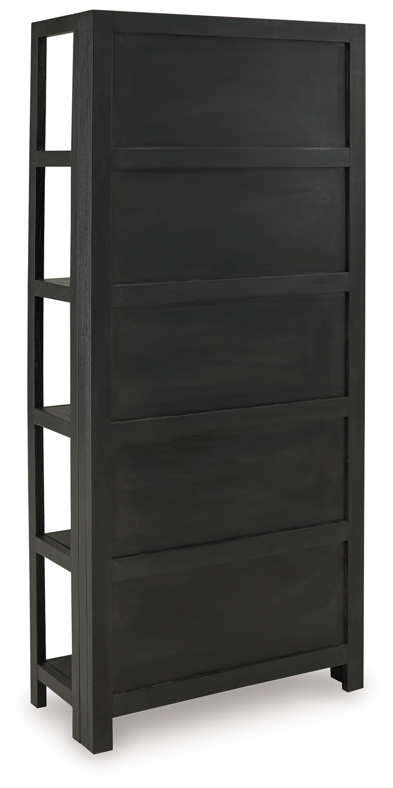 Abyard Black/Natural Bookcase - A4000574