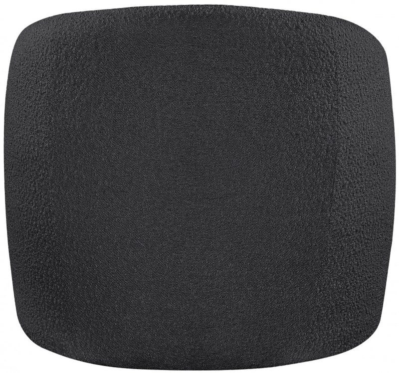 Acadia Boucle Fabric Upholstered Accent Chair in Black - 543Black