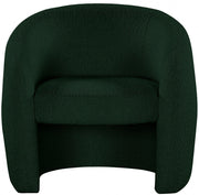 Acadia Boucle Fabric Upholstered Accent Chair in Green - 543Green