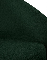 Acadia Boucle Fabric Upholstered Accent Chair in Green - 543Green