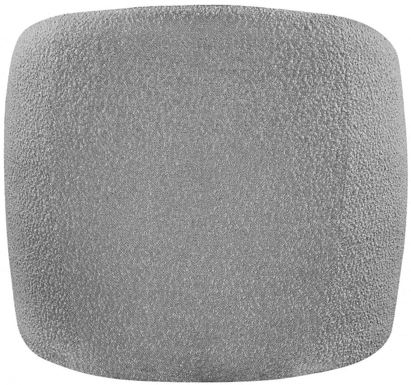 Acadia Boucle Fabric Upholstered Accent Chair in Grey - 543Grey