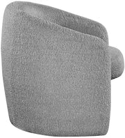 Acadia Boucle Fabric Upholstered Accent Chair in Grey - 543Grey