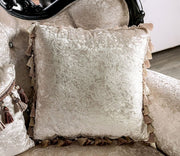 Acapulco Black/Off-White Loveseat - FM65001ES-LV