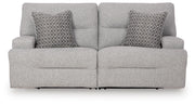 Acklen Place Pewter 2-Piece Power Reclining Sectional Loveseat - 93605S16
