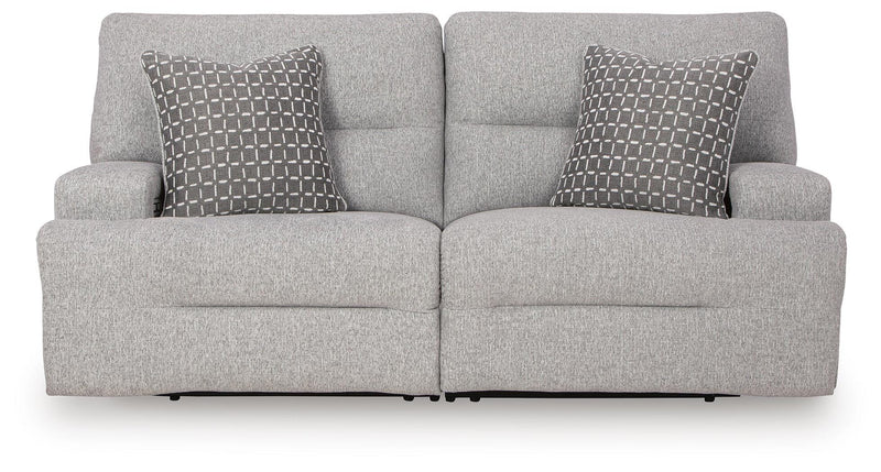 Acklen Place Pewter 2-Piece Power Reclining Sectional Loveseat - 93605S16