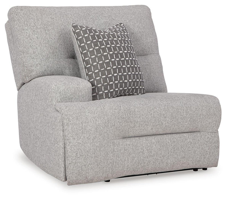 Acklen Place Pewter 5-Piece Power Reclining Sectional - 93605S3
