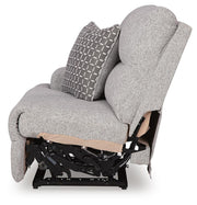 Acklen Place Pewter 5-Piece Power Reclining Sectional - 93605S3