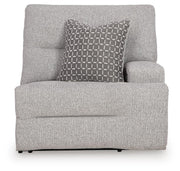 Acklen Place Pewter 5-Piece Power Reclining Sectional - 93605S3