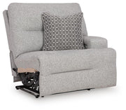 Acklen Place Pewter 5-Piece Power Reclining Sectional - 93605S3
