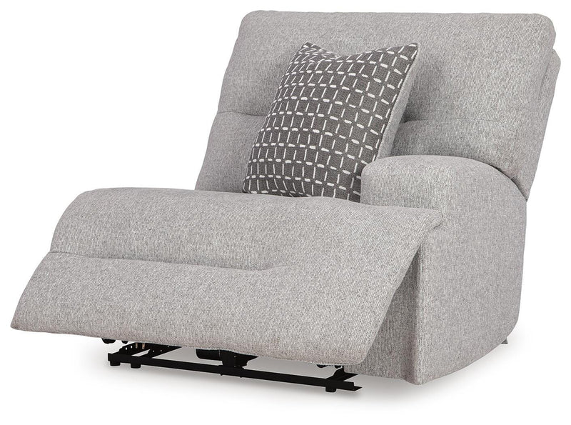 Acklen Place Pewter 5-Piece Power Reclining Sectional - 93605S3