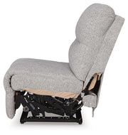 Acklen Place Pewter 5-Piece Power Reclining Sectional - 93605S3