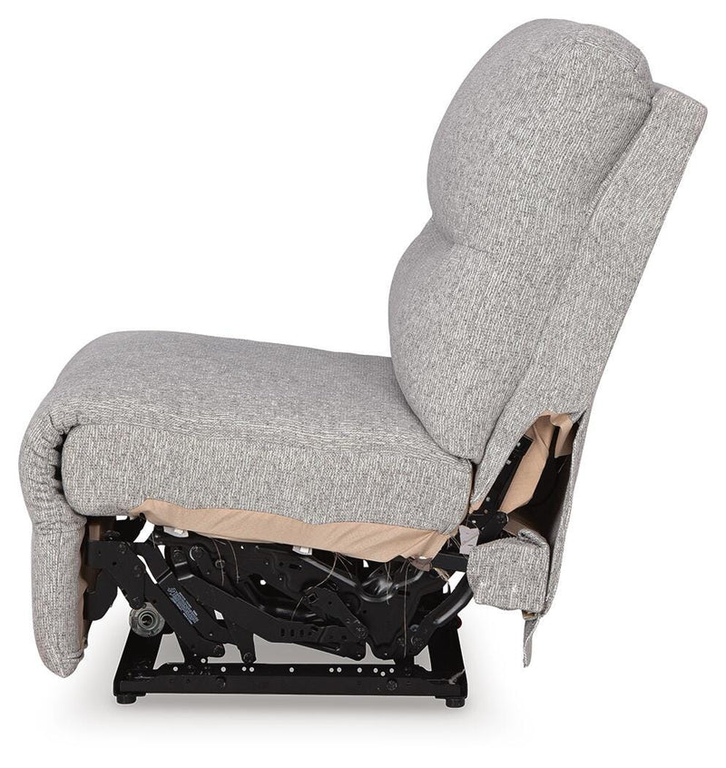 Acklen Place Pewter 5-Piece Power Reclining Sectional - 93605S3