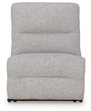 Acklen Place Pewter 6-Piece Power Reclining Sectional - 93605S9