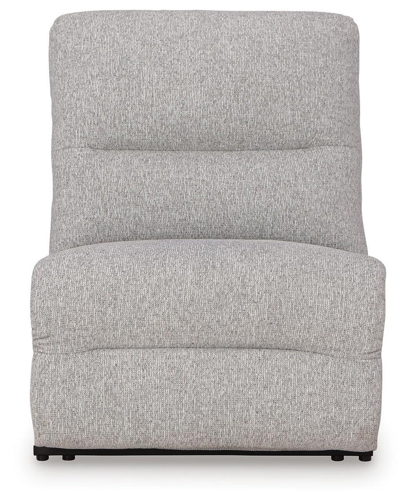 Acklen Place Pewter 6-Piece Power Reclining Sectional - 93605S9