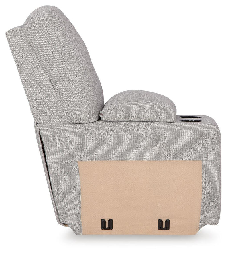 Acklen Place Pewter 6-Piece Power Reclining Sectional - 93605S9