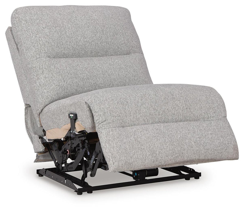 Acklen Place Pewter 6-Piece Power Reclining Sectional - 93605S9
