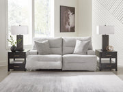 Acklen Place Pewter 7-Piece Power Sectional Reclining Sofa with Storage Console - 93605S20