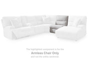 Acklen Place Pewter Armless Chair - 9360546