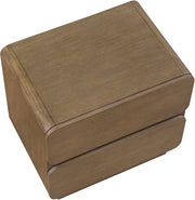 Adagio 28" Solid Wood And Oak Veneer Nightstand in Brown - AdagioBrown-NS
