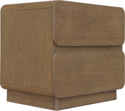 Adagio 28" Solid Wood And Oak Veneer Nightstand in Brown - AdagioBrown-NS