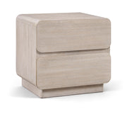 Adagio 28" Solid Wood And Oak Veneer Nightstand in Natural - AdagioNatural-NS