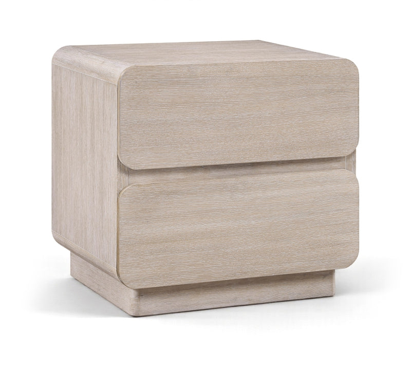 Adagio 28" Solid Wood And Oak Veneer Nightstand in Natural - AdagioNatural-NS