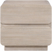 Adagio 28" Solid Wood And Oak Veneer Nightstand in Natural - AdagioNatural-NS