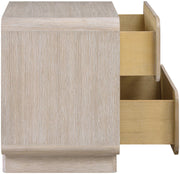 Adagio 28" Solid Wood And Oak Veneer Nightstand in Natural - AdagioNatural-NS