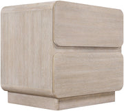 Adagio 28" Solid Wood And Oak Veneer Nightstand in Natural - AdagioNatural-NS
