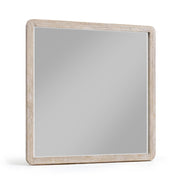 Adagio 42" W x 40" H Oak Veneer And Solid Wood Frame Mirror in Natural - AdagioNatural-M