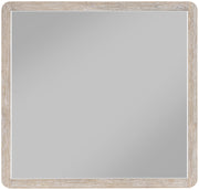 Adagio 42" W x 40" H Oak Veneer And Solid Wood Frame Mirror in Natural - AdagioNatural-M