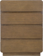 Adagio Solid Wood And Oak Veneer Chest in Brown - AdagioBrown-CH
