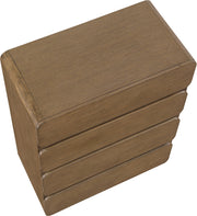 Adagio Solid Wood And Oak Veneer Chest in Brown - AdagioBrown-CH