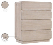 Adagio Solid Wood And Oak Veneer Chest in Natural - AdagioNatural-CH