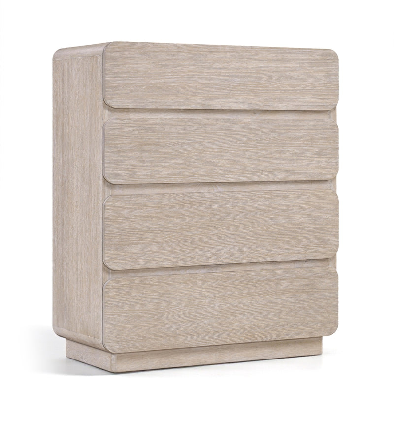 Adagio Solid Wood And Oak Veneer Chest in Natural - AdagioNatural-CH