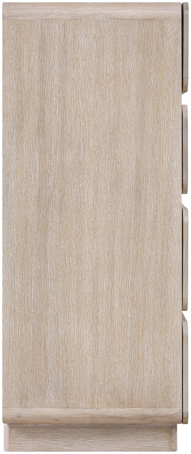 Adagio Solid Wood And Oak Veneer Chest in Natural - AdagioNatural-CH