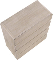 Adagio Solid Wood And Oak Veneer Chest in Natural - AdagioNatural-CH