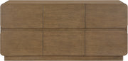 Adagio Solid Wood And Oak Veneer Dresser in Brown - AdagioBrown-D