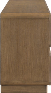 Adagio Solid Wood And Oak Veneer Dresser in Brown - AdagioBrown-D