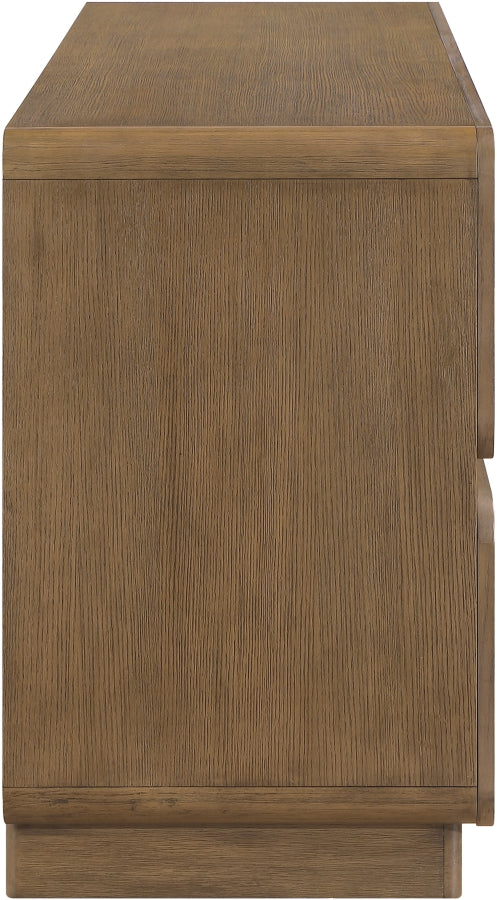 Adagio Solid Wood And Oak Veneer Dresser in Brown - AdagioBrown-D