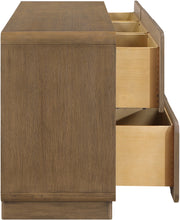 Adagio Solid Wood And Oak Veneer Dresser in Brown - AdagioBrown-D