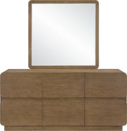 Adagio Solid Wood And Oak Veneer Dresser in Brown - AdagioBrown-D