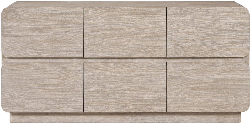 Adagio Solid Wood And Oak Veneer Dresser in Natural - AdagioNatural-D