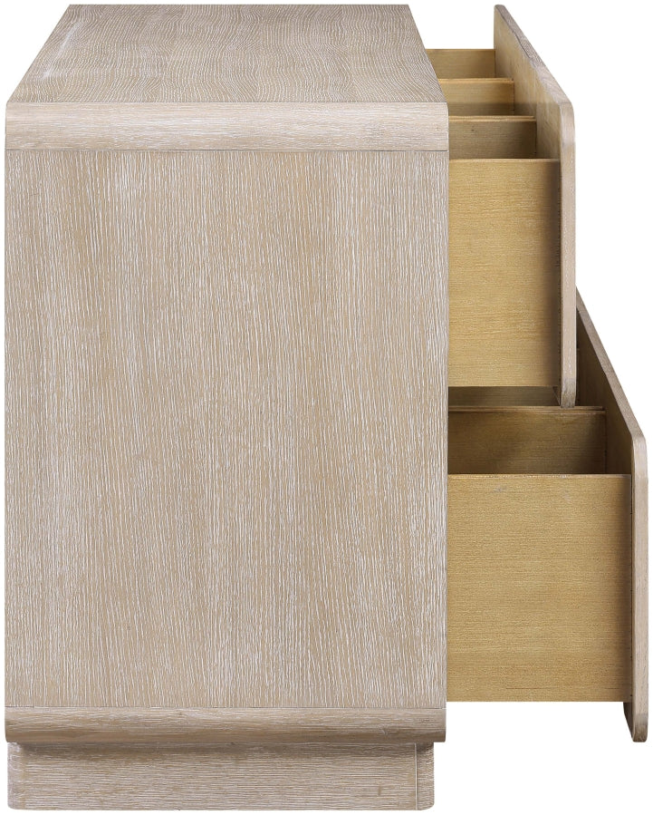 Adagio Solid Wood And Oak Veneer Dresser in Natural - AdagioNatural-D
