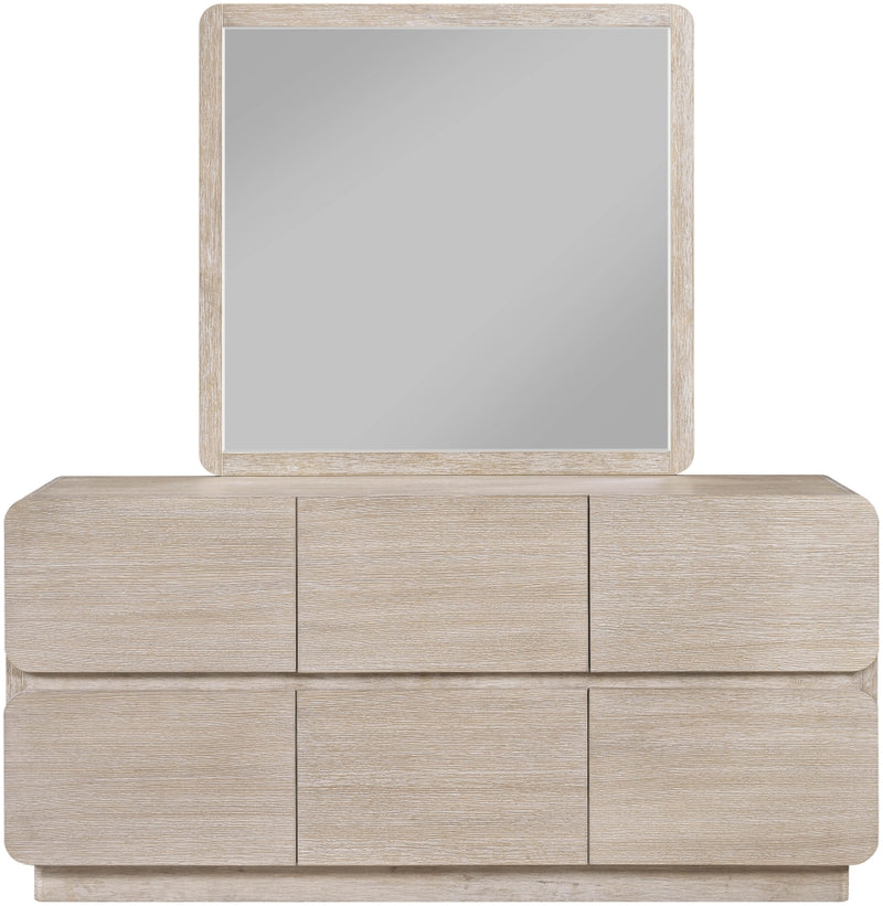 Adagio Solid Wood And Oak Veneer Dresser in Natural - AdagioNatural-D