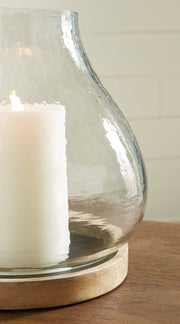 Adalisen Clear/Brown Candle Holder - A2000679
